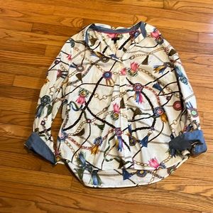 Talbots extra large collared shirt